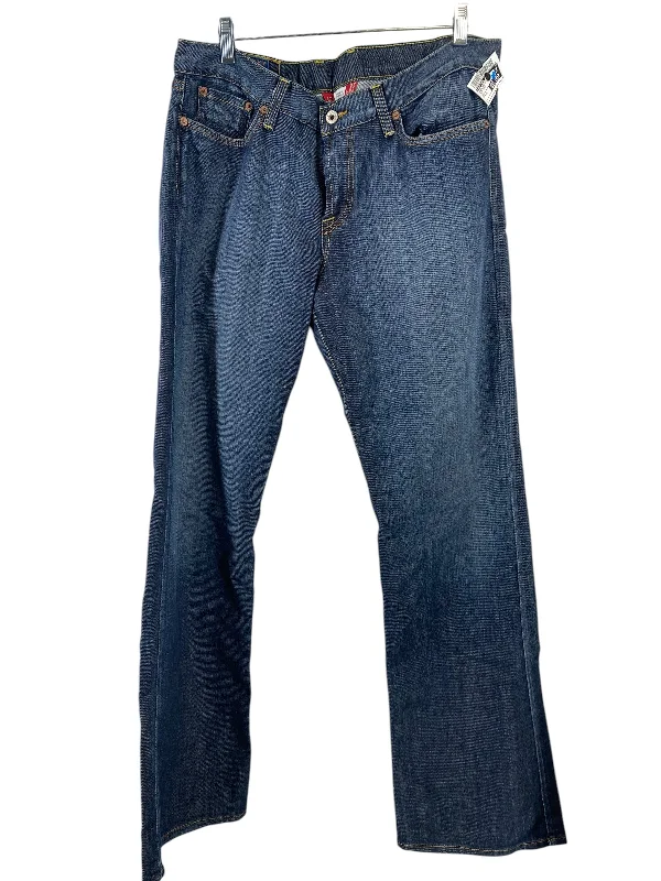 Jeans Boot Cut By Lucky Brand In Blue Denim, Size: 14 Sporty Women's Athleisure 