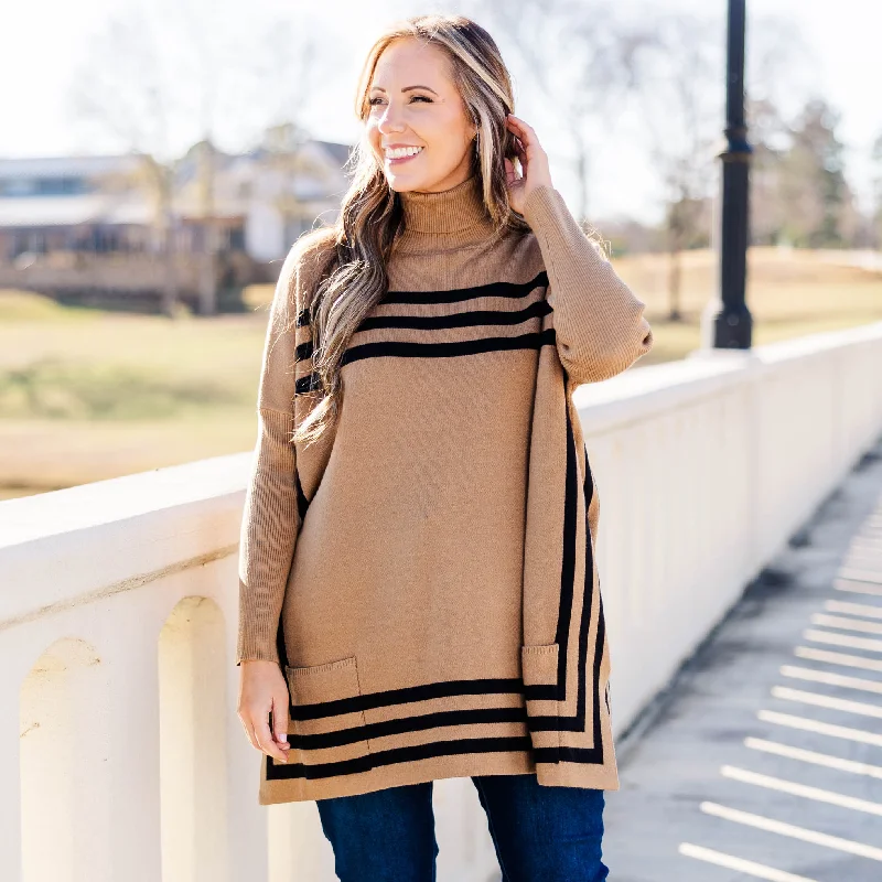 Anything For My Baby Tunic, Mocha Vintage Women's 1970S 
