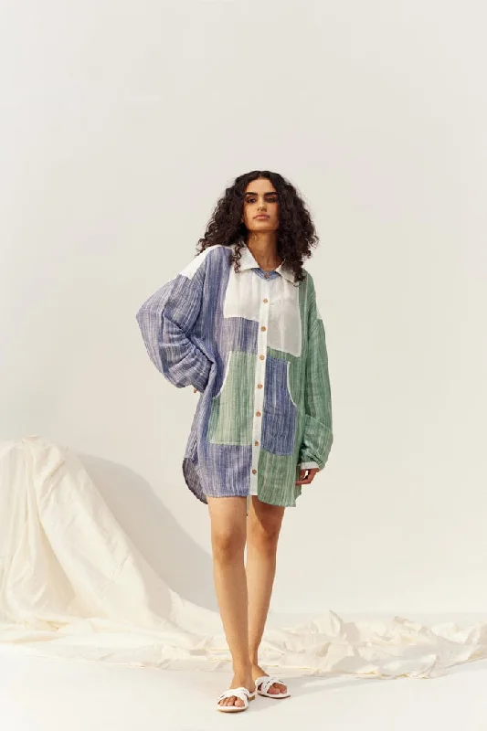 CLEO SHIRT DRESS Country