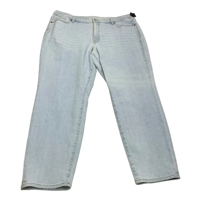 Jeans Straight By Old Navy In Blue Denim, Size: 18 Scandinavian