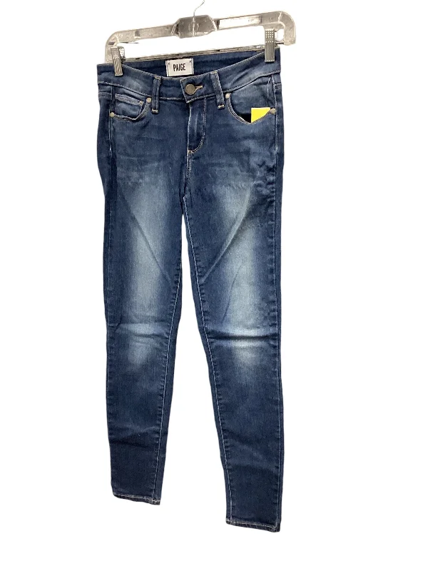 Jeans Skinny By Paige In Blue Denim, Size: 2 Hip Women's Retro