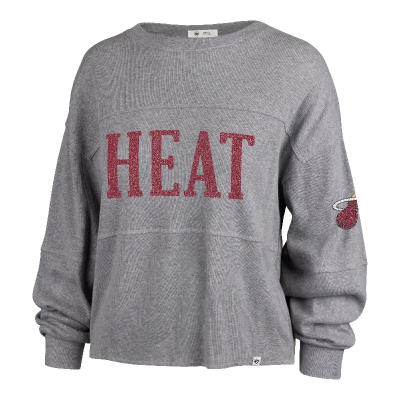 MIAMI HEAT '47 JADA LONG SLEEVE TEE WOMENS Cashmere