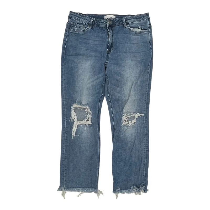 Jeans Straight By Vervet In Blue Denim, Size:16 Streetwear Style for 