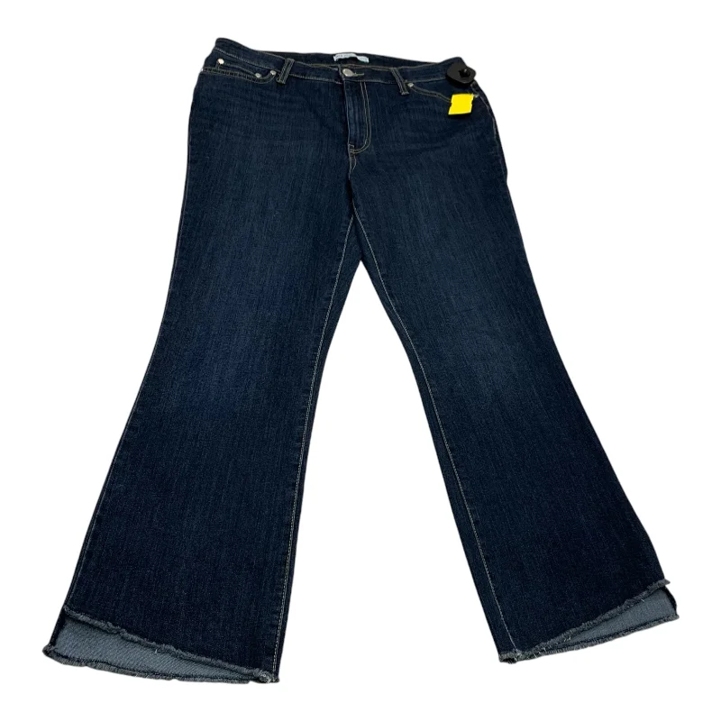 Jeans Straight By Nine West In Blue Denim, Size: 14 Cozy Women's Winter