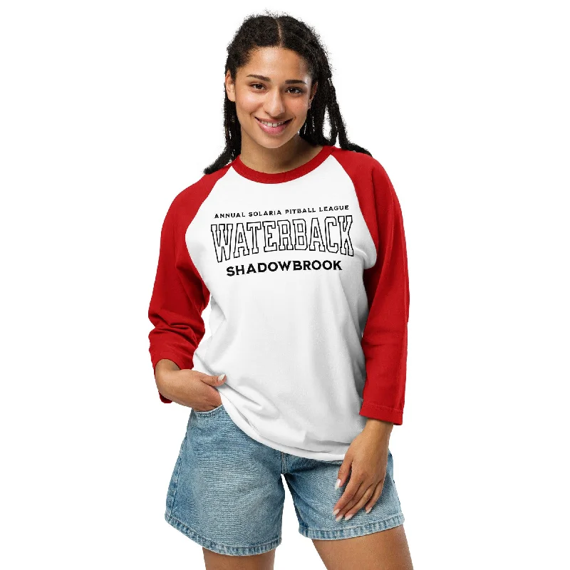 Ethan Shadowbrook Pitball League Raglan Shirt Modern Women's Tech