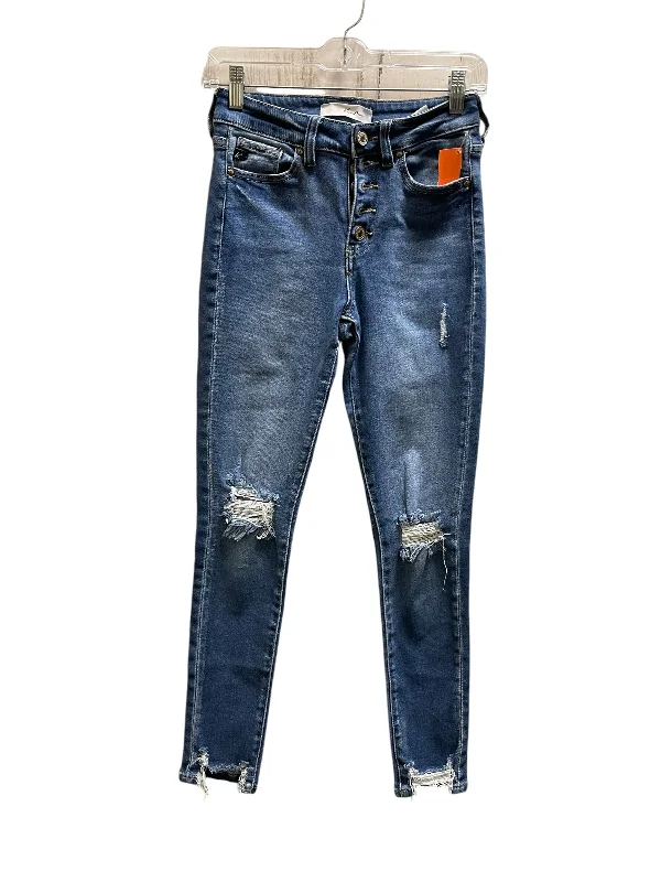 Jeans Skinny By Kancan In Blue Denim, Size: 2 Athletic Women's High - 