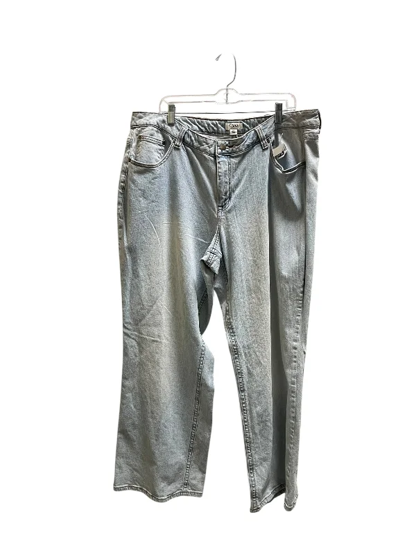 Jeans Boot Cut By Cato In Blue Denim, Size: 22 Streetwear Style for 