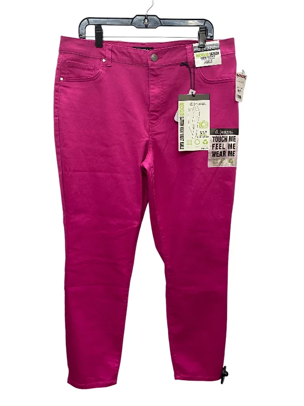 Jeans Skinny By D Jeans In Pink, Size: 16 Sustainable Organic