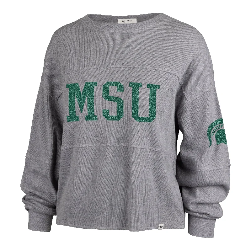 MICHIGAN STATE SPARTANS GET LOUD '47 JADA LONG SLEEVE TEE WOMENS Compression