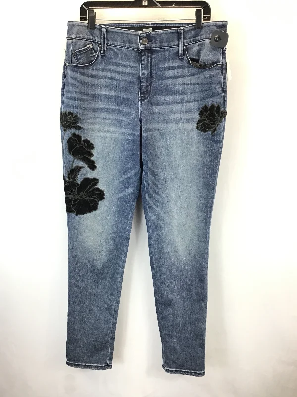 Jeans Skinny By Chicos In Blue Denim, Size: 2 European
