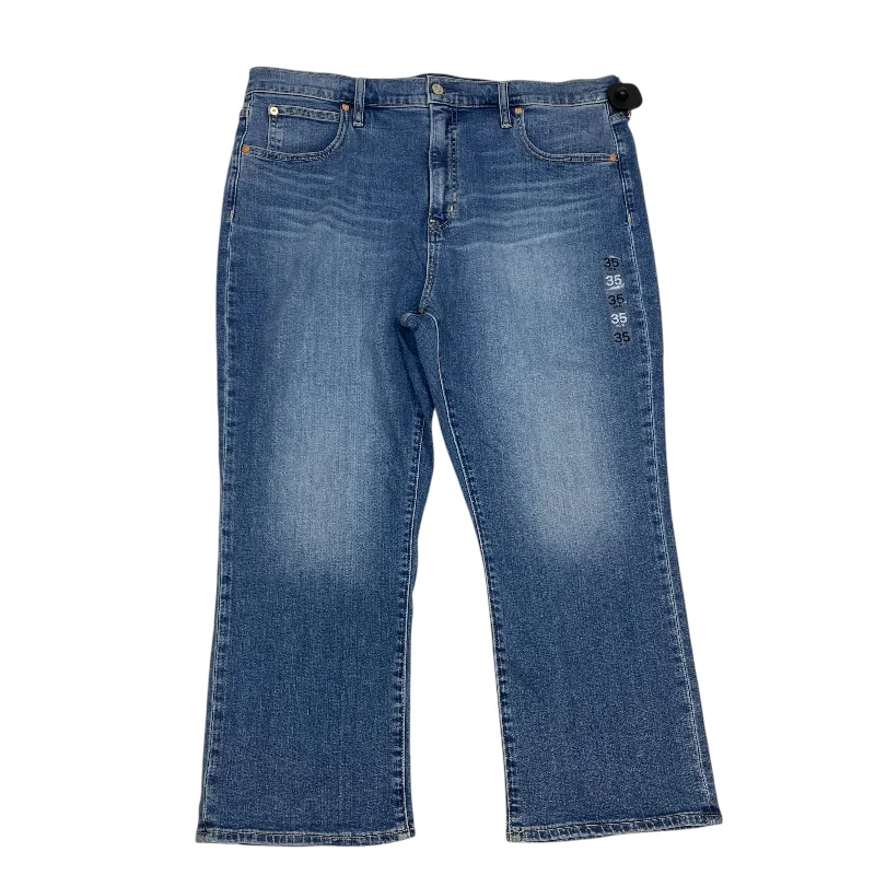 Jeans Straight By Gap In Blue Denim, Size: 20 Disco