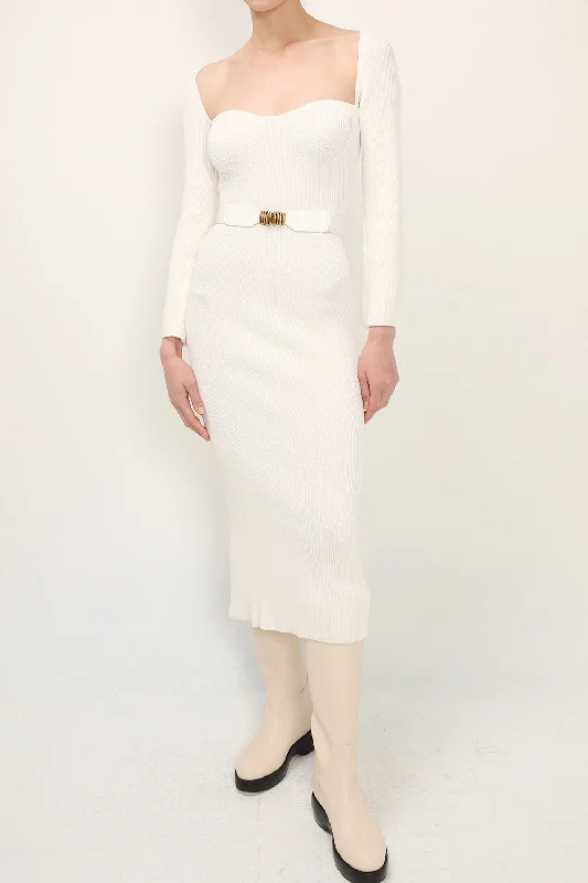 Olivia Ribbed Dress Sharp Women's Italian