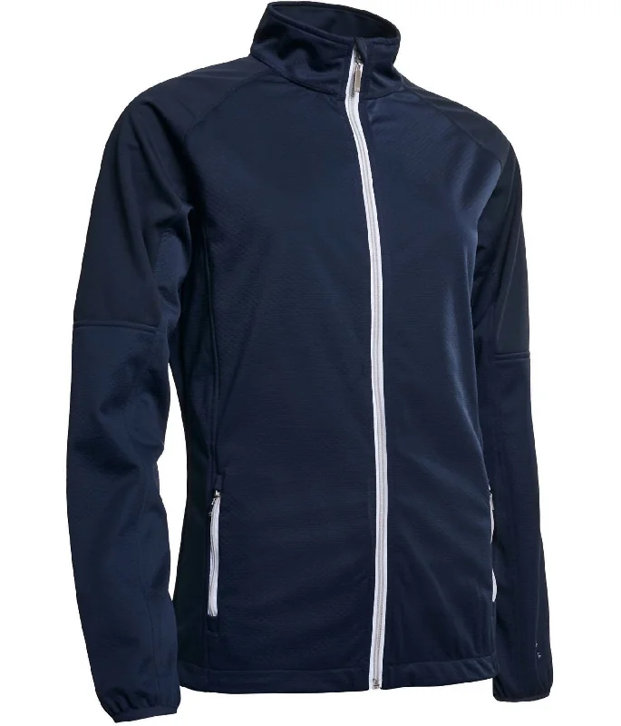 Women Arden Softshell Jacket In Navy Rugged Women's Outdoor 