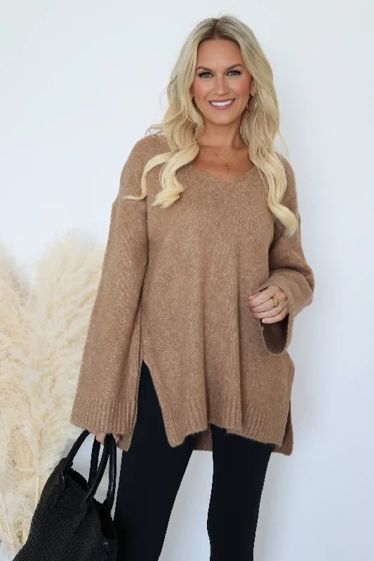 Modern Sweater- Burro Cozy Women's Sherpa - lined