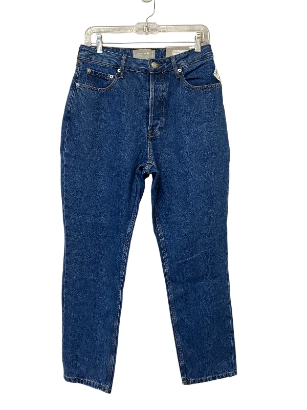 Jeans Straight By Everlane In Blue Denim, Size: 8 Athletic Women's 