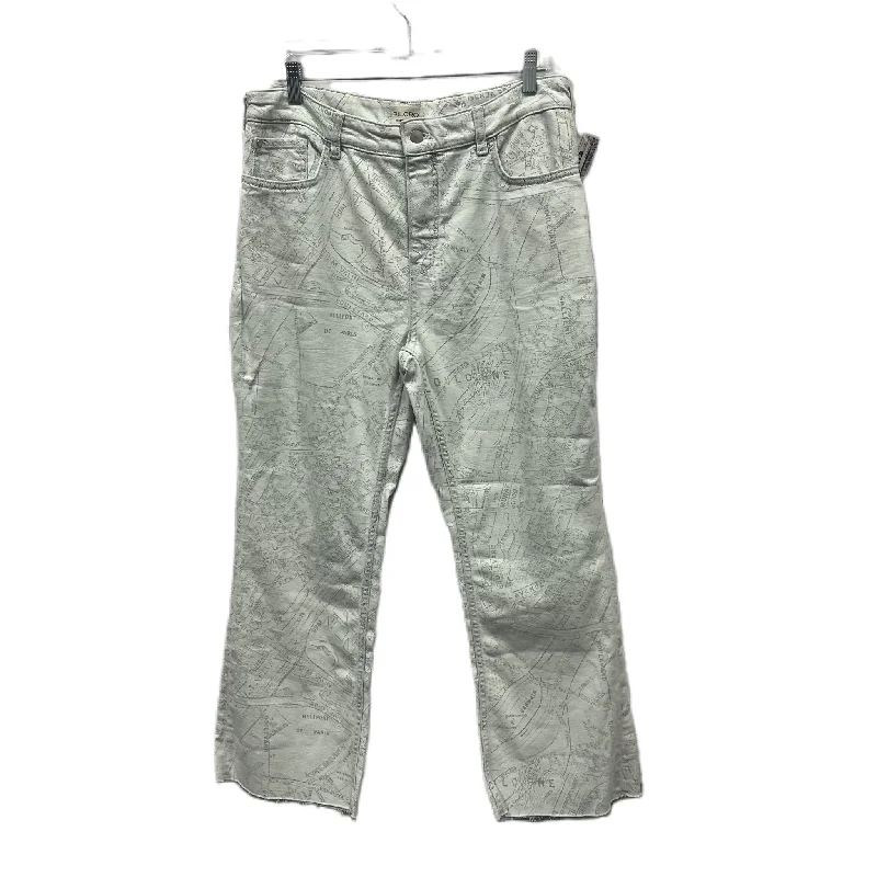 Jeans Wide Leg By Pilcro In Grey, Size: 14 performance