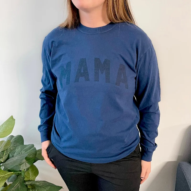 MAMA • Tonal Navy Long Sleeve Refined Women's Classic 