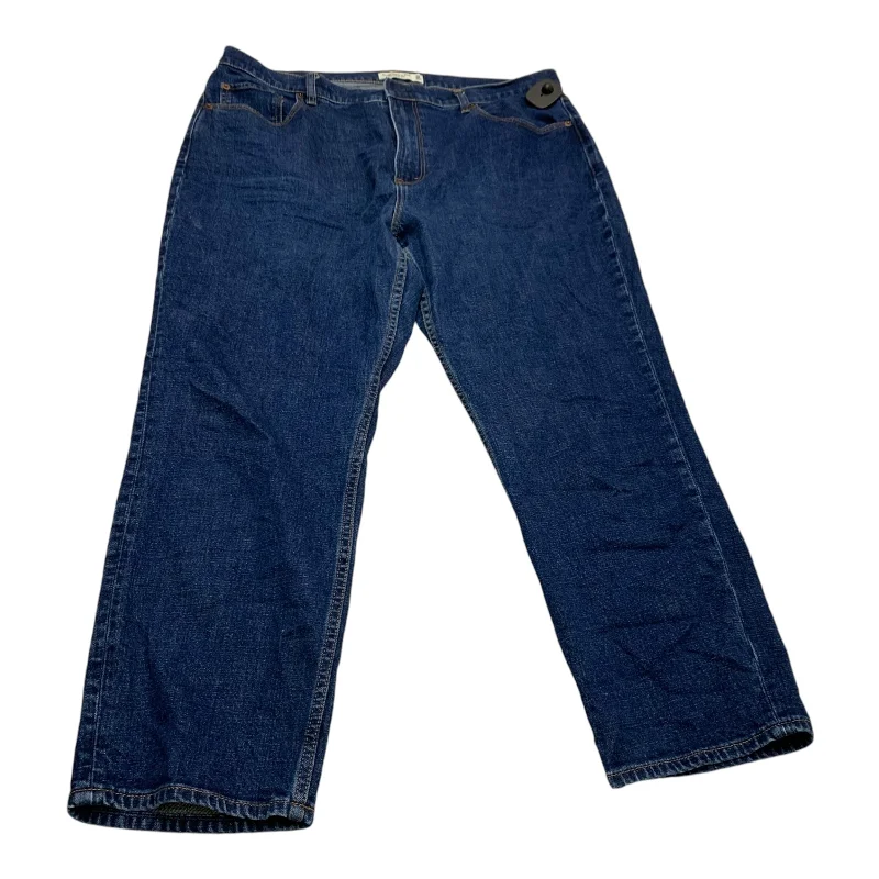 Jeans Straight By Abercrombie And Fitch In Blue Denim, Size: 16 Earthy Women's Hemp - based Jeans Straight By Abercrombie And Fitch In Blue Denim, Size: 16 Earthy Women's Hemp - based