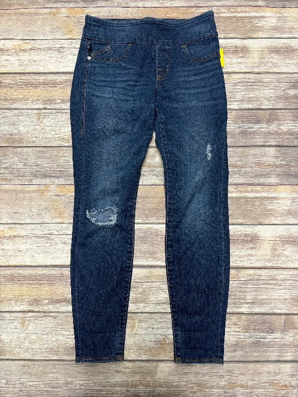 Jeans Jeggings By Rock And Republic In Blue Denim, Size: 10 Trendy Women's Oversized