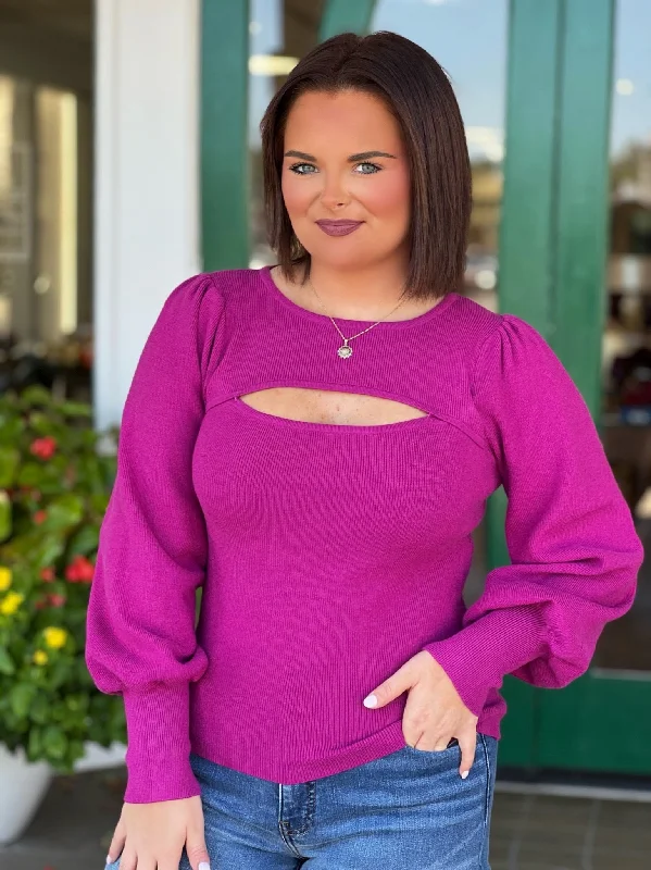 Libby Cutout Sweater (FINAL SALE) Sophisticated Women's 
