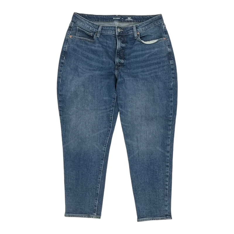 Jeans Straight By Old Navy In Blue Denim, Size:16 Cozy Women's Winter