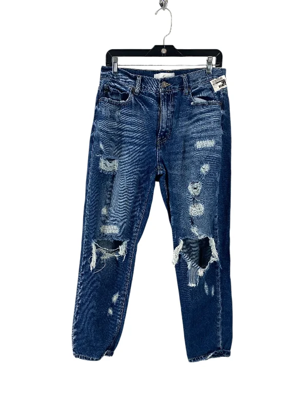 Jeans Skinny By Kancan In Blue Denim, Size: L British Gentlewoman Style