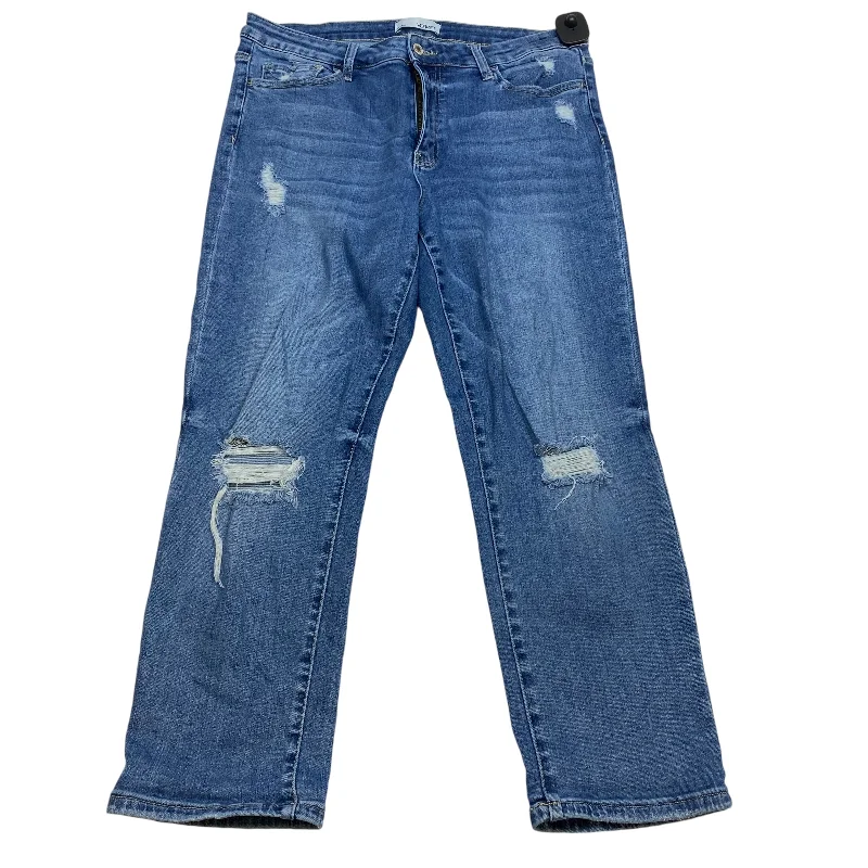 Jeans Skinny By Vervet In Blue Denim, Size: 14 Sophisticated Women's Tailored