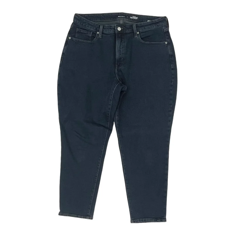 Jeans Straight By Old Navy In Blue Denim, Size:16 Unique Women's Upcycled