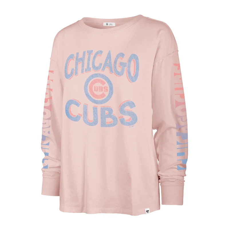 CHICAGO CUBS CLOUD NINE '47 SOA LONG SLEEVE TEE WOMENS Edgy Women's Punk