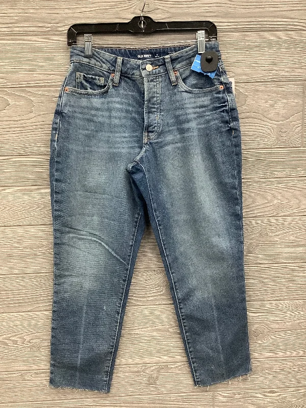 Jeans Straight By Old Navy In Blue Denim, Size: 6p Refined Women's Classic 