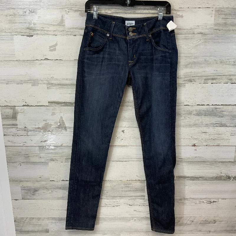Jeans Skinny By Hudson In Blue Denim, Size: 6 Business