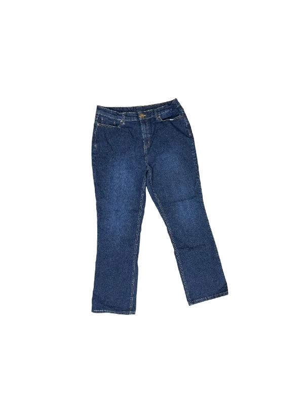 Jeans Wide Leg By Christopher And Banks In Blue Denim, Size: 12p British Gentlewoman Style Jeans Wide Leg By Christopher And Banks In Blue Denim, Size: 12p British Gentlewoman Style