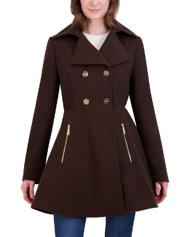 Laundry by Shelli Segal Medium Wool-Blend Coat Elegant Women's Formal 