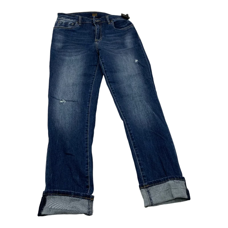 Jeans Skinny By Kut In Blue Denim, Size: 2 Bold Women's Animal Print