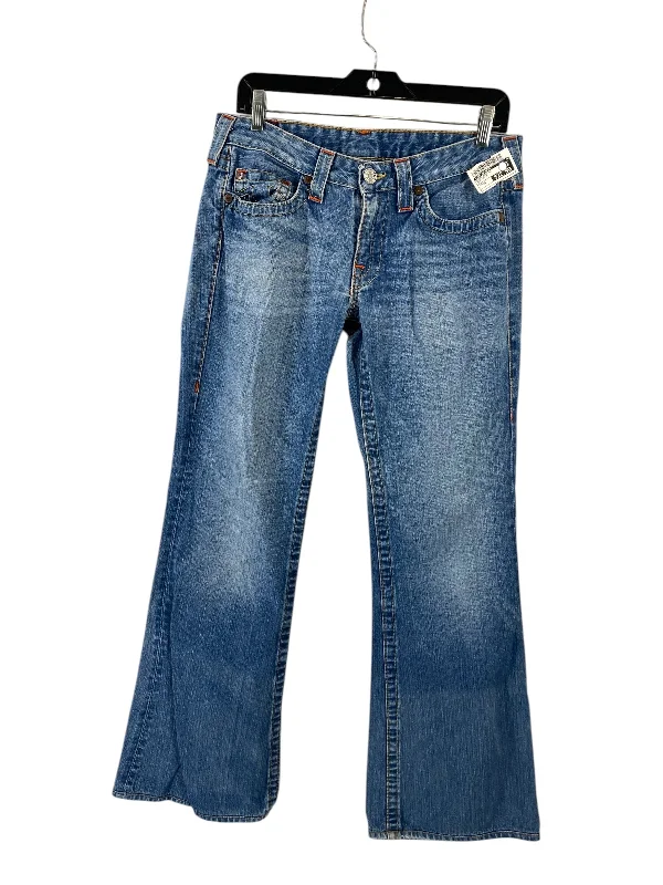 Jeans Boot Cut By True Religion In Blue Denim, Size: 31 Modern Women's 