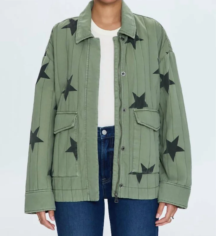 Cecile Jacket In Royal Honor Sleek Women's 
