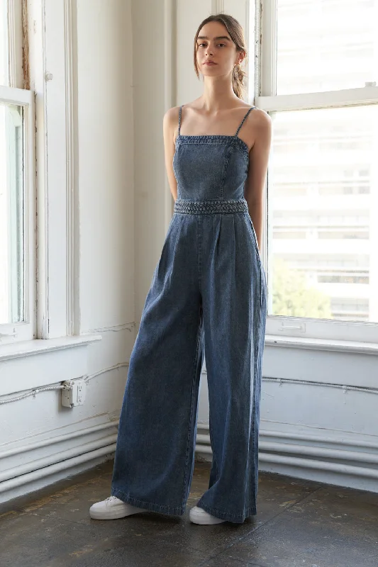STOLEN GLANCES DENIM JUMPSUIT Australian Beach