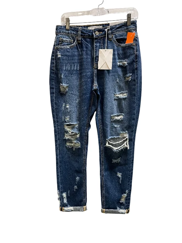 Jeans Skinny By Kancan In Blue Denim, Size: 4 Bold Women's Statement