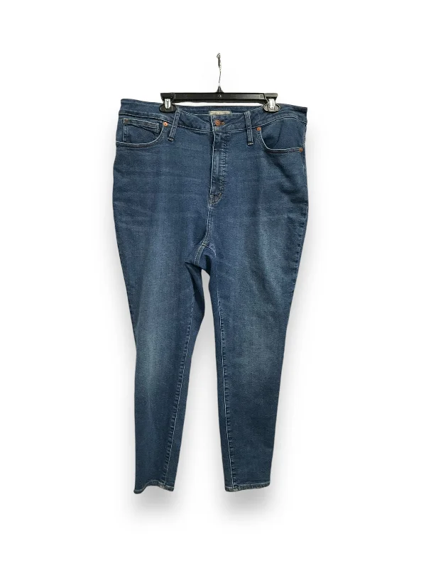 Jeans Skinny By Madewell In Blue, Size: 18 Feminine Women's Soft 