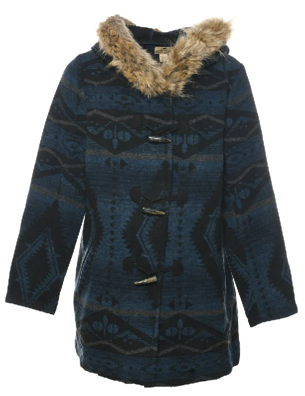 Blue Duffle Coat - L Vacation