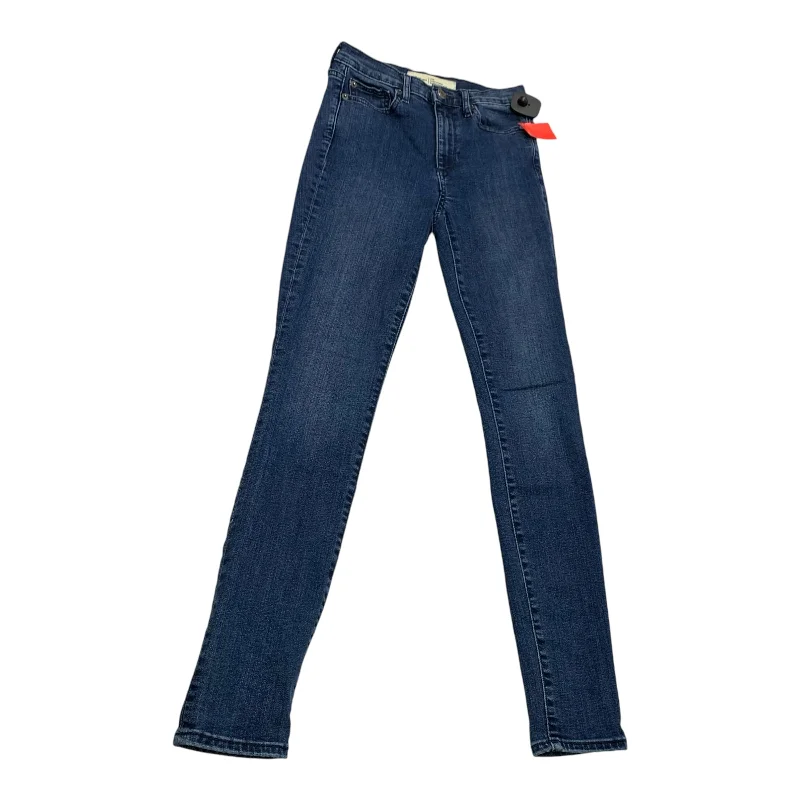 Jeans Skinny By Gap In Blue Denim, Size: 0 Classic Women's Pin - striped