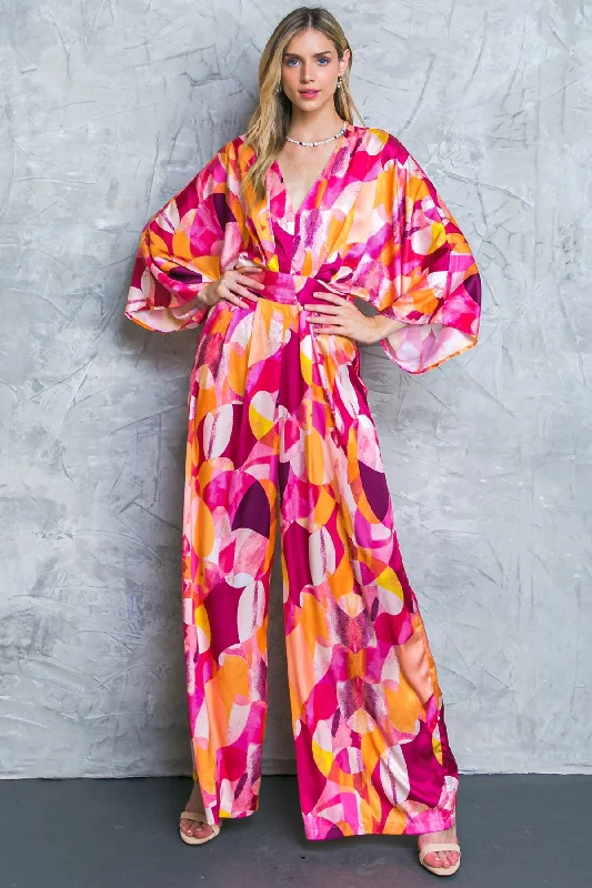 FIND MYSELF WOVEN JUMPSUIT Trendy Women's Oversized