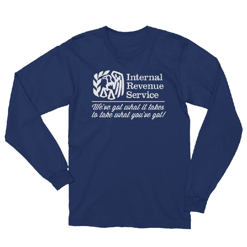 The IRS We've Got What It Takes To Take What You've Got Long Sleeve T-Shirt Feminine Women's Style 