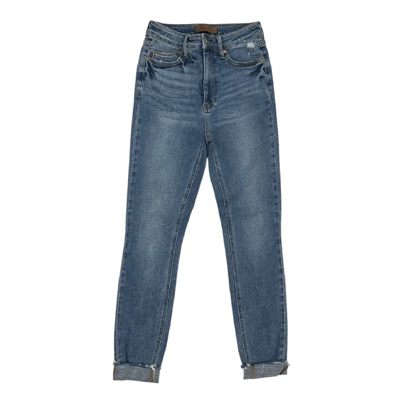Jeans Skinny By Judy Blue In Blue Denim, Size:2 purpose
