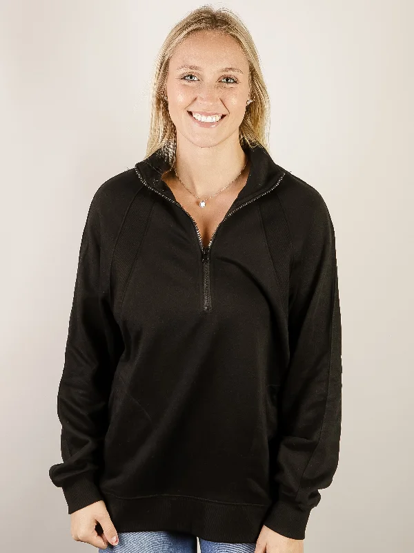 Black 1/4 Zip Sweatshirt purpose
