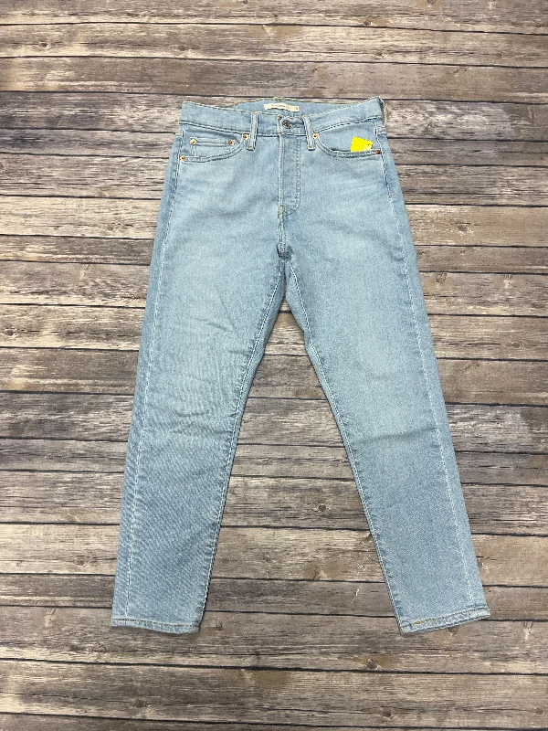 Jeans Skinny By Levis In Blue Denim, Size: 6 Sharp Women's Italian