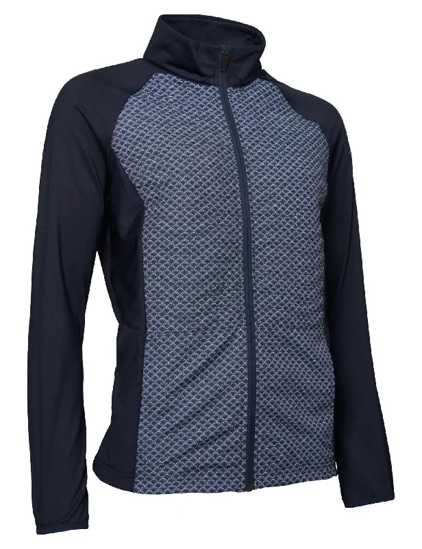 Women Troon Hybrid Jacket In Navy/white Scandinavian