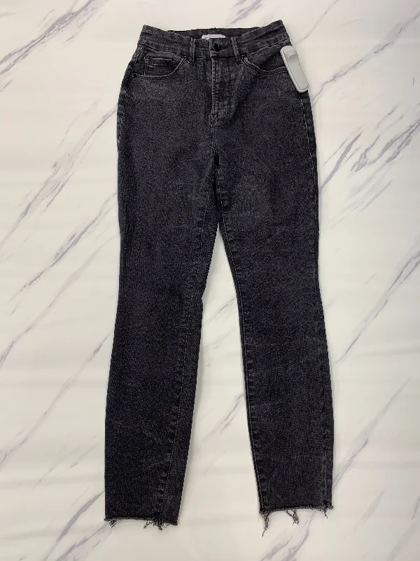 Jeans Skinny By Good American In Black, Size: 0 Modern Women's Tech