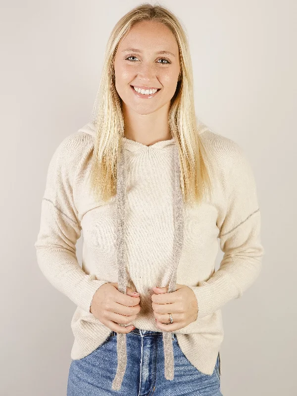 Oatmeal Hooded Sweater Street