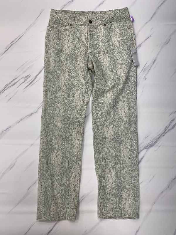 Jeans Skinny By Clothes Mentor In Snakeskin Print, Size: 8petite performance